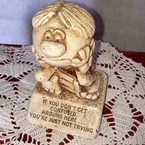 Vintage 1968 Paula wood figurine